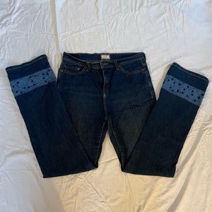 Levi’s Low Rise Hand Stitched Star Bottom Pants